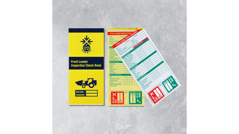 Front Loader Inspection Books - 25 Checklists