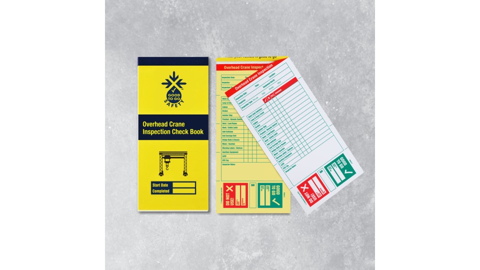 Overhead Crane Inspection Books - 25 Checklists