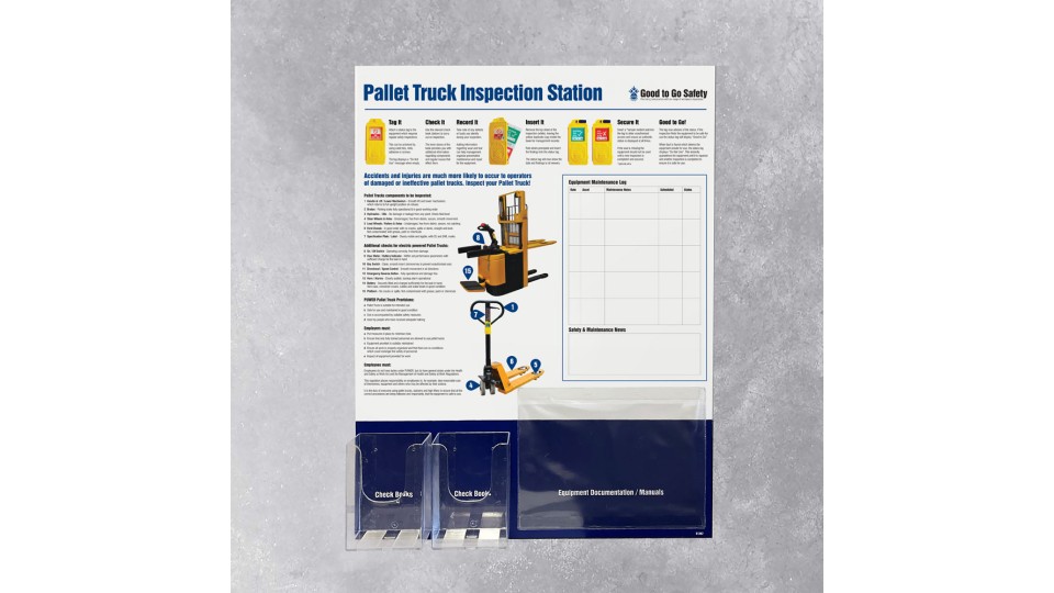 Pallet Truck Inspection and Maintenance Station