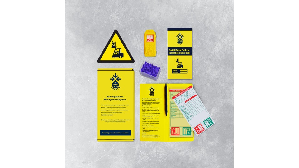 Forklift Work Platform Inspections - Weekly Checklist Kit